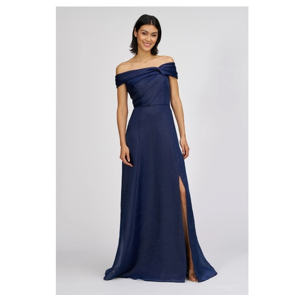 JS Collection “Isadora” Organza Gown – NWT Sz 8 | Navy | MSRP $289 💙 - Picture 6 of 10